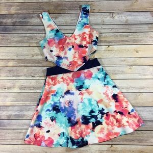 Charlotte Russe side cutout scuba dress